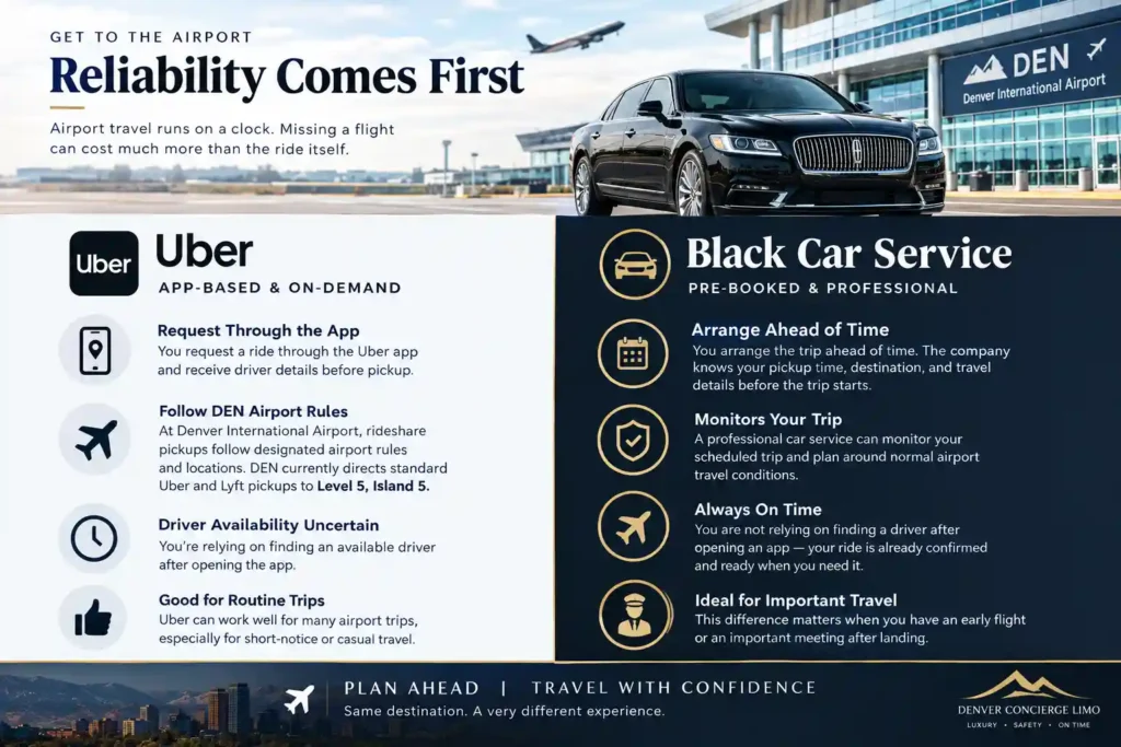 Uber vs Black Car Service for the Airport